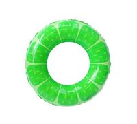 Zymoplas At Summer Pool Parties With Colorful Fruit Ring Floats Better Durable PVC Swimming Ring Swimming Pool, Green Lemon