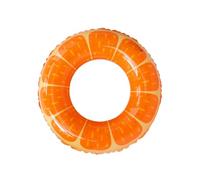 Zymoplas At Summer Pool Parties With Colorful Fruit Ring Floats Better Durable PVC Swimming Ring Swimming Pool, Orange