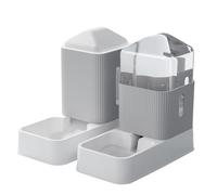 Zymoplas Automatic Feeder For Cats - Convenient And Reliable Easy To Clean Cat Automatic Feeder Cat Pet Supplies, Gray