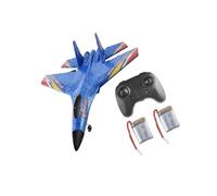 Zymoplas Awesome 4G SU27 Remote Control Aircraft Ready to Fly for Kids Realistic, Blue 2 Batteries