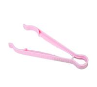 Zymoplas Baby Feeding Bottle Tong Portable Reusable Replacement Handheld Nonslip Washable Solid Color Clamp Clip Tool, Pink