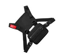 Zymoplas Bag - Secure and Adjustable Chest Bag for Mens Outdoor Exploration Chest Big Bag Men Bag Multifunctional, Black