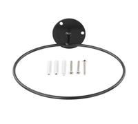 Zymoplas Basketball Ball Wall Mount Display Holder Sleek and Durable Storage Solution, Black, 18cm