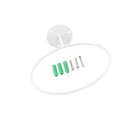 Zymoplas Basketball Ball Wall Mount Display Holder Sleek and Durable Storage Solution, White, 18cm