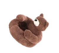 Zymoplas Bear Hug Pet Sofa Bed Soft Fabric Waterproof And Anti-Skid For Cats And Small Dogs Hug Cat Sleeping Cat Sleeping Mat, coffee, L(diameter 55cm)