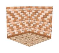 Zymoplas Beautiful Sturdy for Dollhouse Background Board for Home Unisex Girls, Style E