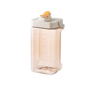 Zymoplas Beverage Dispenser for Pool Party Kettle with Large Diameter ABS Refrigerator Pot Beverage Pot with Faucet Cold Kettle, Warm White