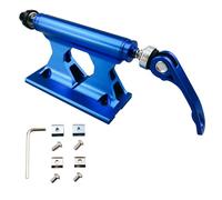 Zymoplas Bicycle Front Fork Quick Release Fixing Clip Aluminum Alloy Car Luggage Parking Bracket Installation Mount Car-mounted, Blue