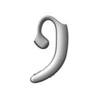 Zymoplas Bluetooth-Compatible Earphone with Microphone Fitness Running Jogging Earbud Mini Wireless Headset Accessories, Silver