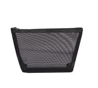 Zymoplas Breathable and Comfortable Mesh Makeup Bag for Organized Toiletries Storage ple and Fashionable Portable Travel Bag, Medium Size