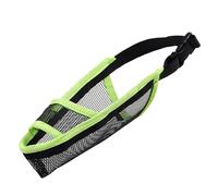 Zymoplas Breathable Dog Muzzle For Health Anti Bite Mesh Mask Comfortable Anti Stripping Dog Mask Mouthpiece, Green, M