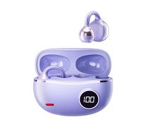 Zymoplas Built-in High-performance Battery Headset Bluetooth For ABS With Battery Bluetooth Headphones With Mic Sound Ear Clip, purples