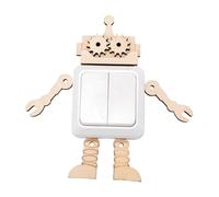 Zymoplas Busy Board DIY Accessories Set Stimulating and Educational Toys, Robot Switch