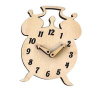 Zymoplas Busy Board DIY Wooden Sensory Toy for Airplane Travel Kids Material, Clock