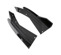 Zymoplas Car Rear Bumper Spoiler Diffuser Wing Angle Splitter Protective Cover PP Corner Separator Protective Cover, black