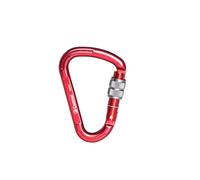 Zymoplas Carabiner LightWeight High Strength Stronger Impact Resistance Caribeener Clips Good Dimensional Stability for Outdoor, Red
