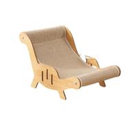 Zymoplas Cat Scratching Board Katzen Kratzbrett For All Age Cats Decken Möbel Für Katzen Kratzpappe Für Kratzbretter Katze, khaki, cat paddle chair L