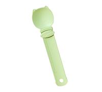 Zymoplas Cats Feeder Fixed Buckle Prevents Strip Falling Off ABS Cat Fried Meatball Dispenser Dogs Automatic Feeder Squeezer, Green