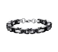 Zymoplas Chain Necklace Stay Fashionable With Metal Necklace Wide Curb Chain Necklace Necklaces Stylish Show Personality, Interstitial black