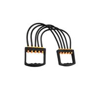 Zymoplas Chest Expander Muscle Puller Elastics Band Fine Workmanship Compact Size Equipment Adjustable Sweet Gift Wear-resistance, Black
