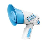 Zymoplas Childrens Voice Megaphone Toy Safe And Exciting Sound Effects PP Handheld Voice Changer Toy Multi-mode Voice Changer , blue