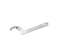 Zymoplas Chrome Vanadium Adjustable Spanner Hook Wrench Tool, Round Head, 115-170mm