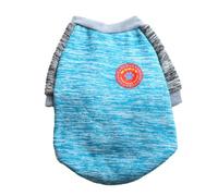 Zymoplas Clothing Winter Warmer Vest Sweater Fashion Costumes Collar Plush Multicolor Apparel Pet Dogs Chihuahua Bulldog, blue, XS