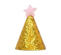 Zymoplas Comfortable Happy Birthday Party Hat For Baby Boys Durable For Long Service Time Birthday Hats With Star Hat, Gold, Type3, 4 inch
