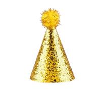 Zymoplas Comfortable Happy Birthday Party Hat For Baby Boys Durable For Long Service Time Birthday Hats With Star Hat, Gold, Type5, 4 inch