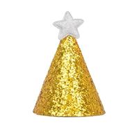 Zymoplas Comfortable Happy Birthday Party Hat For Baby Boys Durable For Long Service Time Birthday Hats With Star Hat, Gold, Type2, 4 inch
