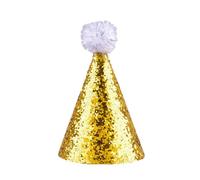 Zymoplas Comfortable Happy Birthday Party Hat For Baby Boys Durable For Long Service Time Birthday Hats With Star Hat, Gold, Type6, 4 inch