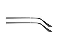 Zymoplas Comfortable Replacement Temple Parts for Women 2 Pieces Reliable and Durable Arm Metal, Black