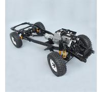 Zymoplas Compact Double C-Channel Structure RC Car Chassis For Rigidity Double C-channel Structure And Cross Braces Improve