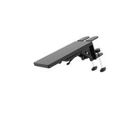 Zymoplas Compact Folding Computer Desk Extender for Desk Space-saving Arm Rest for Improved Posture Office Home, Black, 35x15cm
