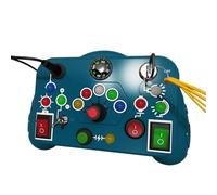 Zymoplas Compact LED Switch Toys Promote Hand Foot Coordination And Sensorial Development ABS Switch Sports Skill Toys Busy Toys , navy blue