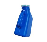 Zymoplas Compact Male Urinal with Handle Lid 1200ml Bedpan for Travelers Disabled and Seniors