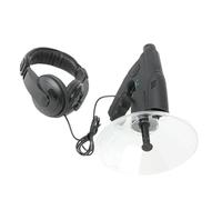 Zymoplas Compact Size Parabolic Microphone Monocular Easy To Clear Sight 8x Magnification ABS Birds Listening Telescope