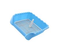 Zymoplas Convenient and Portable Pet Cat Training Toilet Tray Detachable Dog Puppy, Blue, Medium