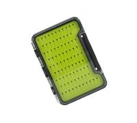 Zymoplas Convenient And Spacious Fishing Tackle Box For Fly Fishing Enthusiasts Fly Lure Storage Box, Green, 5.5x3.8x0.7 Inch B