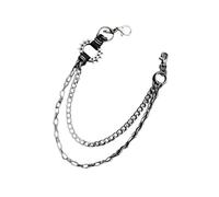 Zymoplas Cool Retro Key Chain Black Punk Style Waist Chain for Women s Jeans