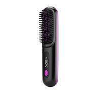 Zymoplas Cordless With Wireless Restraint And Portable Brush Hot Hot Easy Cordless Hair Brush Hair For Heating Hot Comb, black