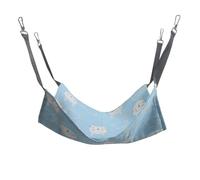 Zymoplas Cotton Made Cat Hanging Hammock - Non-toxic Odorless Extra Fur Cloth Reversible Cat Breathable Soft Cage Pet Sleep, Bunny(Summer), S: 27x27cm