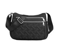 Zymoplas Crossbody Bag Premium For Multipurpose Large Capacity Polyester Messenger Bag Premiun Multiple Occations Gift, black