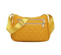 Zymoplas Crossbody Bag Premium For Multipurpose Large Capacity Polyester Messenger Bag Premiun Multiple Occations Gift, yellow