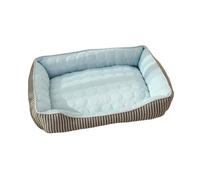 Zymoplas Custom-made Products - Tailored Specifically For Dog Pet Supplies Cloth Pet Dog Bed Sofa Sofa Bed Cushion Mat, blue, S