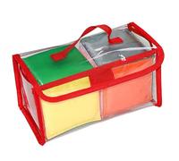 Zymoplas Customizable Learning Cubes for Playing Game Dices Clear Pockets Included Soft Foam, baby cube toy