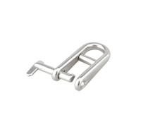 Zymoplas D Ring Rigging Clasp Boat Supplies Stainless Rustproof Fine Workmanship Compact Size Lightweight Convenience Replaced Part, 5mm