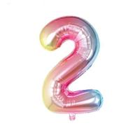 Zymoplas Digital Balloons Gradient Ramp Birthday Figure Party Supplies Anniversary Supply Engagement Decor for Graduation, gradient ramp2