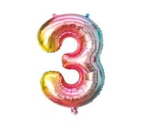 Zymoplas Digital Balloons Gradient Ramp Birthday Figure Party Supplies Anniversary Supply Engagement Decor for Graduation, gradient ramp3