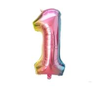 Zymoplas Digital Balloons Gradient Ramp Birthday Figure Party Supplies Anniversary Supply Engagement Decor for Graduation, gradient ramp1